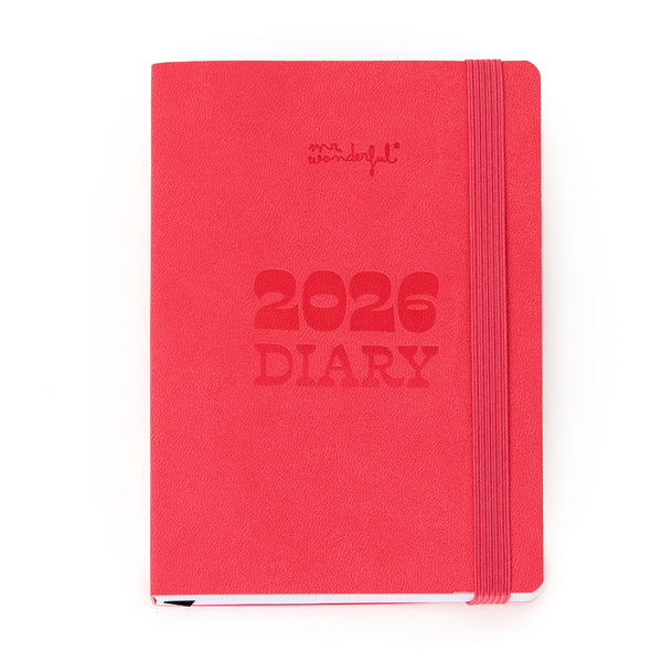 Agenda Bolso 2026 Semanal Rosa