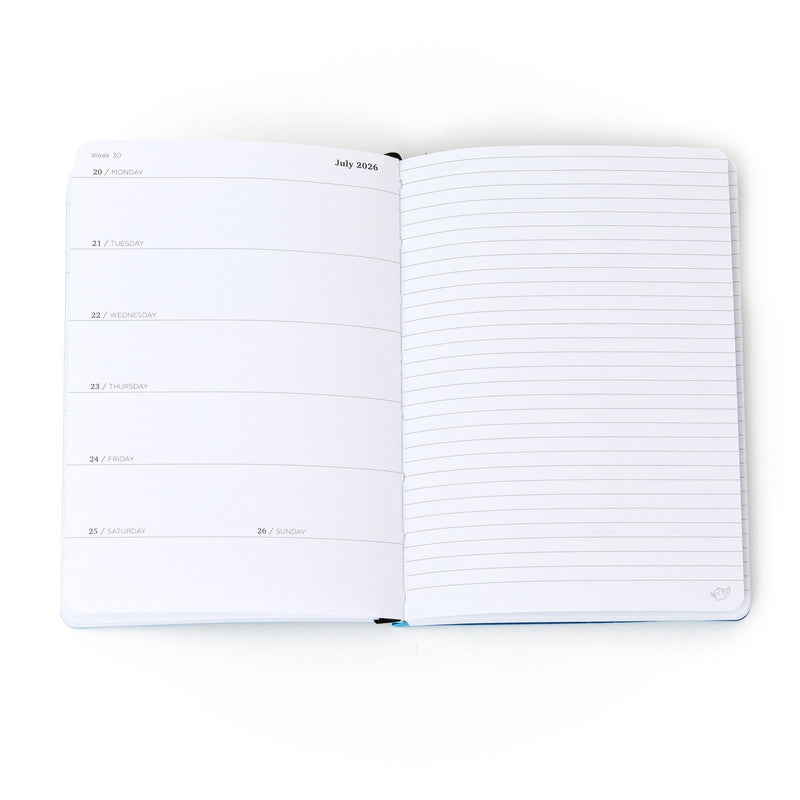 Agenda Bolso 2026 Semanal - Azul