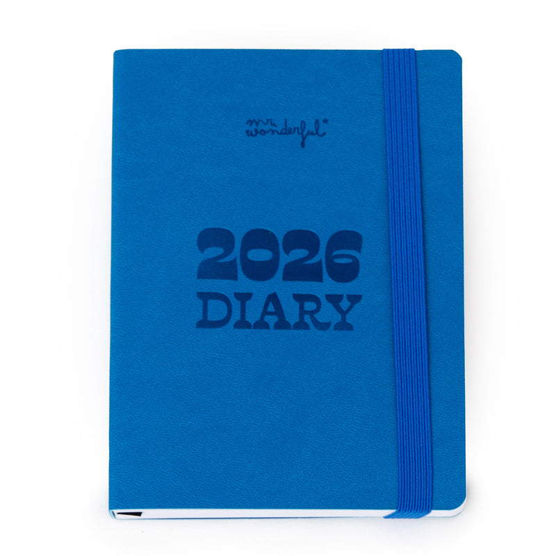 Agenda Bolso 2026 Semanal - Azul