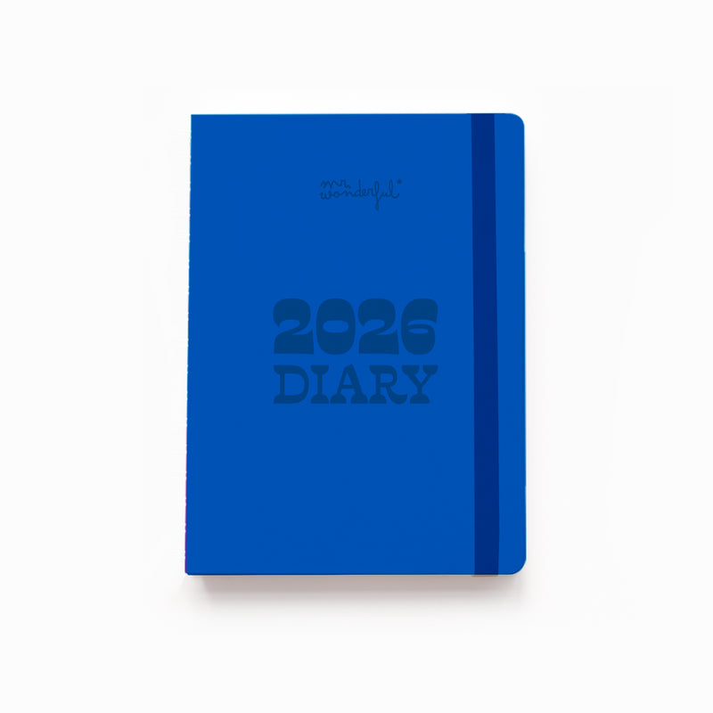 Agenda Bolso 2026 Semanal - Azul