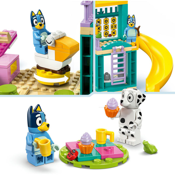 Diversão No Parque Com Bluey E Chloe Lego