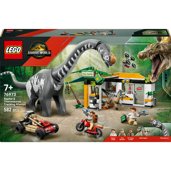 Missão De Raptor E Titanossauro Lego