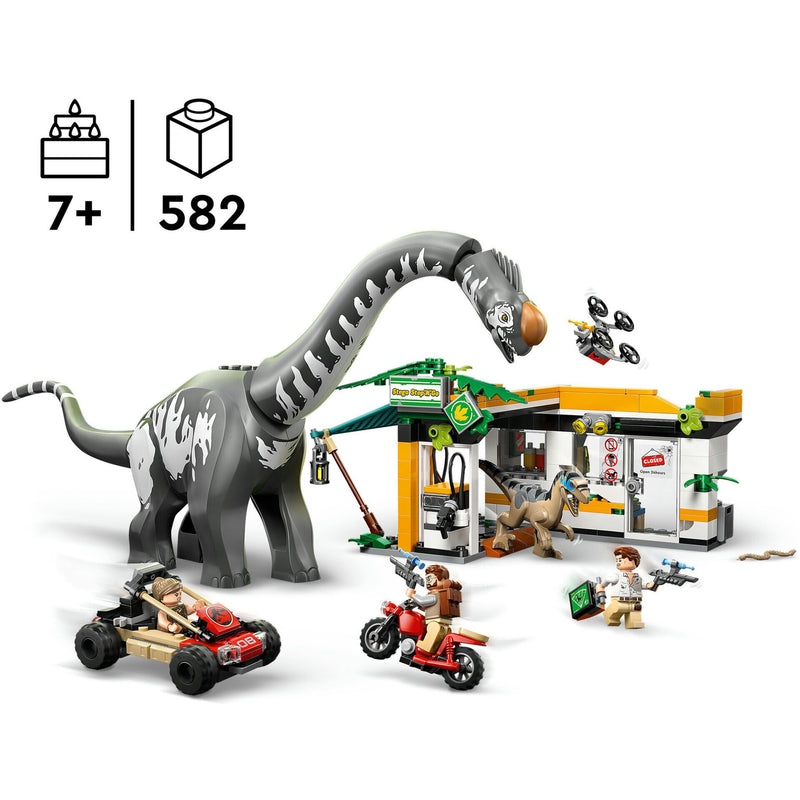 Missão De Raptor E Titanossauro Lego