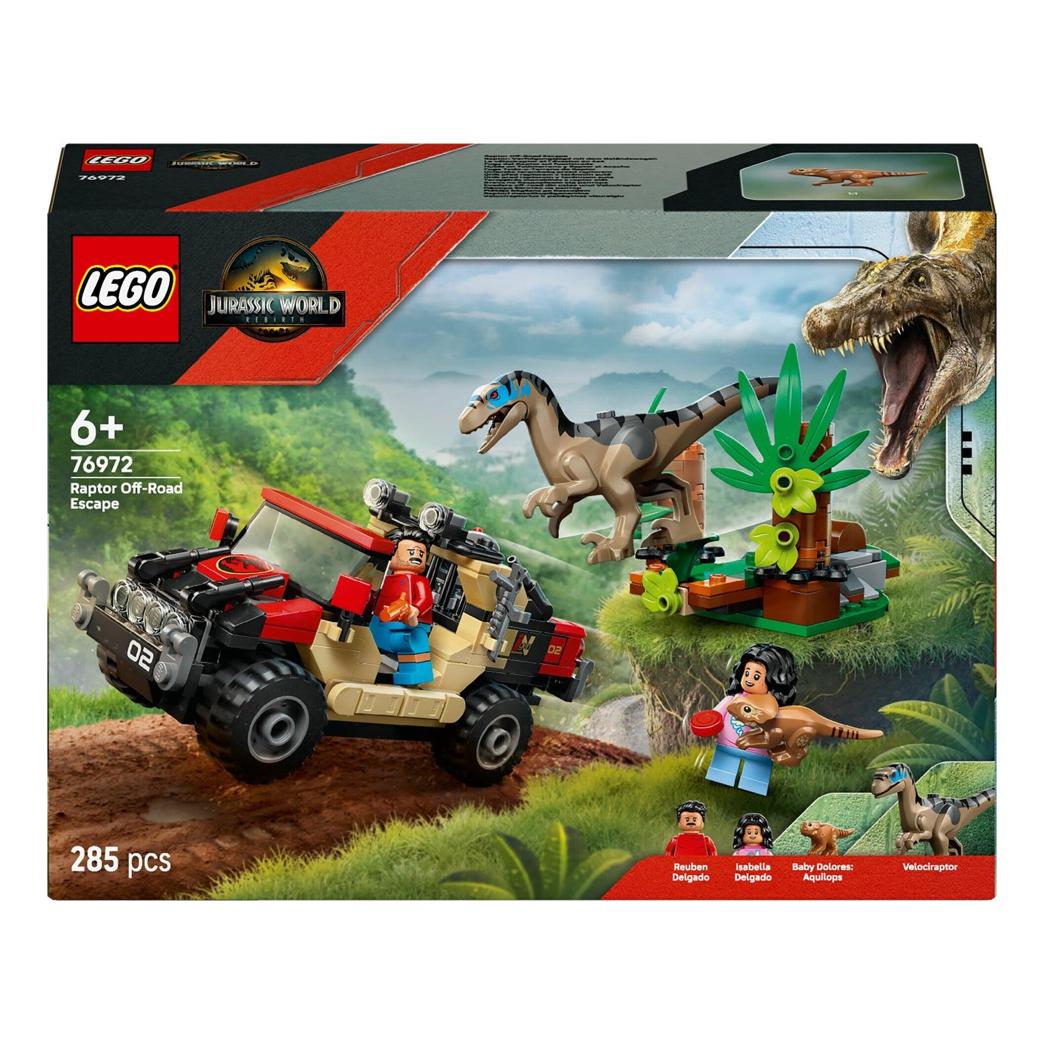 LEGO Jurassic World - Fuga Todo-o-Terreno do Raptor - 76972