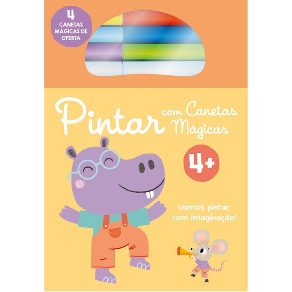 Pintar com Canetas Mágicas - Hipopótamo 4+ de Yoyo Books