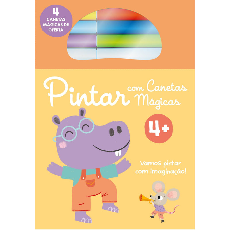 Pintar com Canetas Mágicas - Hipopótamo 4+ de Yoyo Books