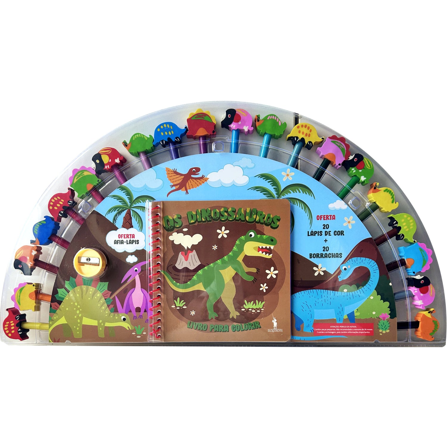 Dinossauros: Colorir com 20 Lápis de Imagebooks