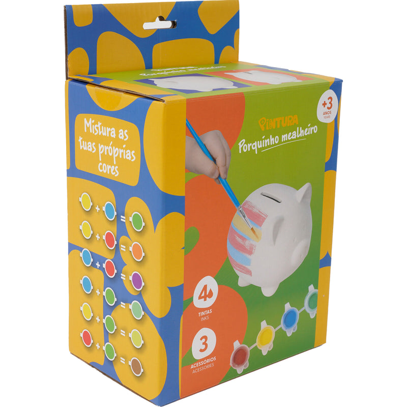 Porquinho Mealheiro Para Pintar