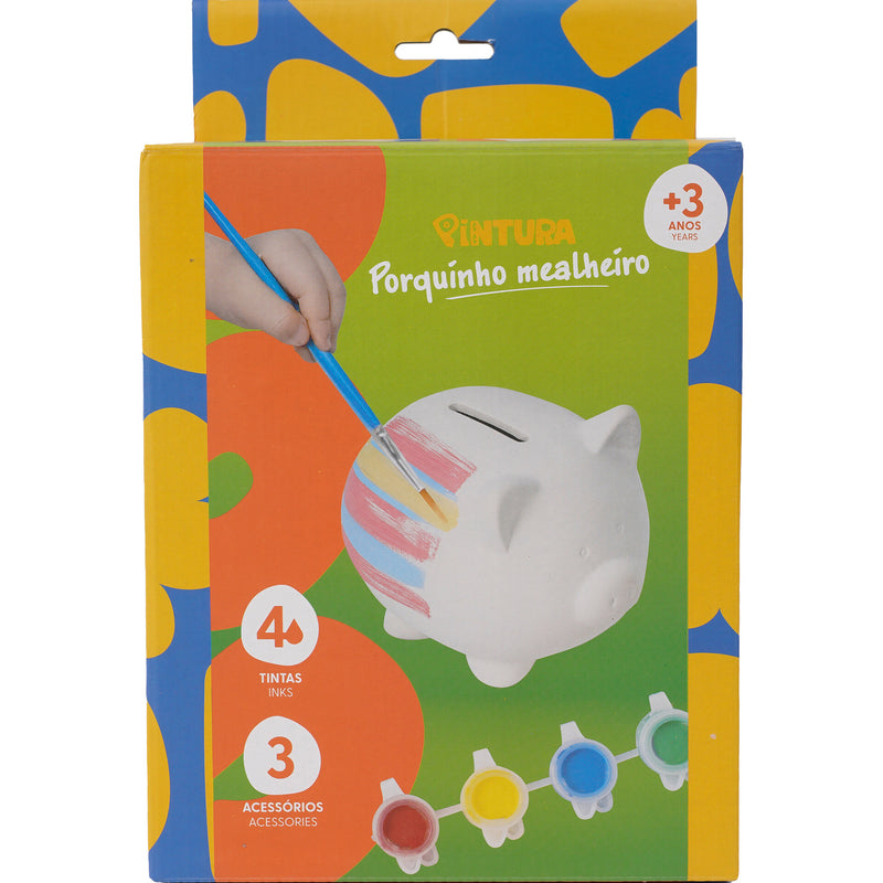 Porquinho Mealheiro Para Pintar