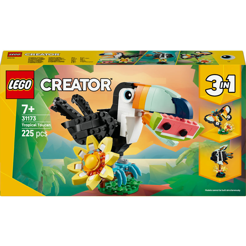 Animais Selvagens: Tucano Tropical Lego