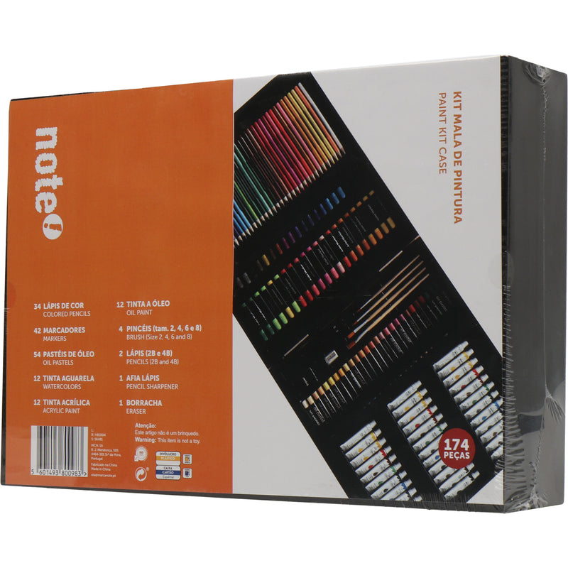 Mala De Pintura Com 174 Peças Note!