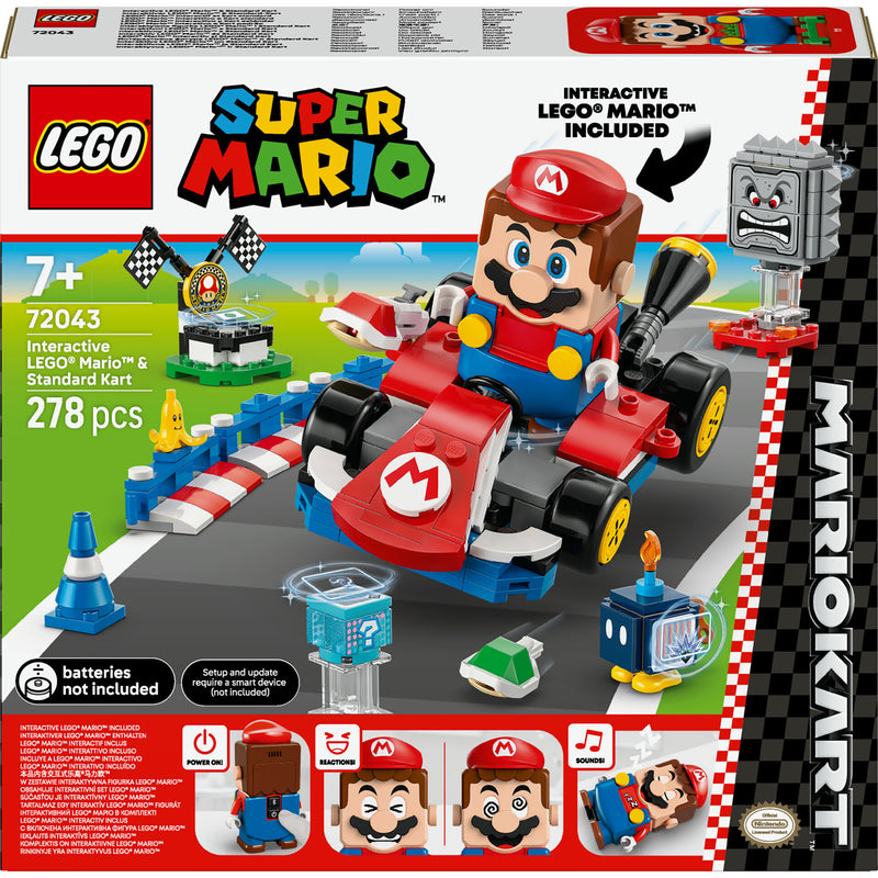 Lego Mario Interativo E Kart Padrão