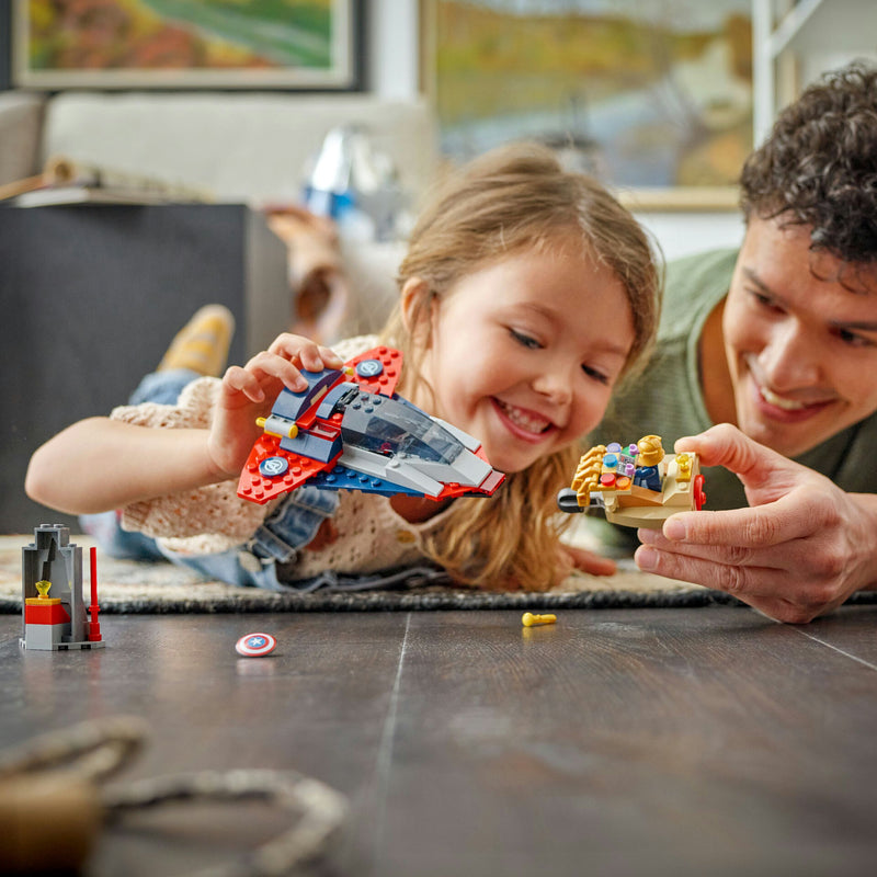 Capitão América Contra Thanos Lego