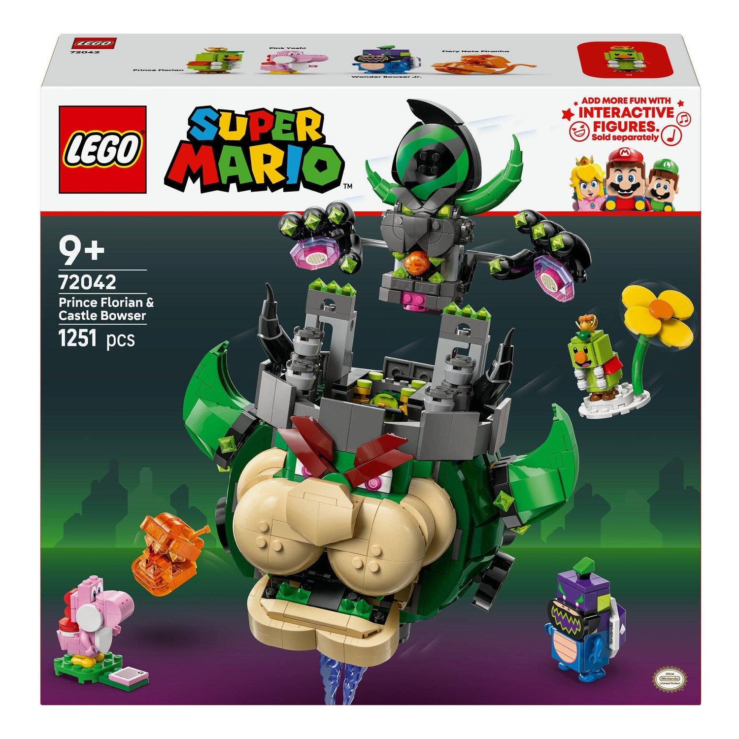LEGO Super Mario - Príncipe Florian E Bowser Castelo - 72042
