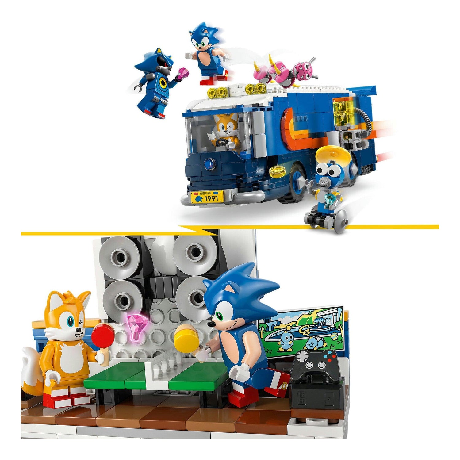LEGO Sonic The Hedgehog - Camião De Comando Team Sonic - 77006