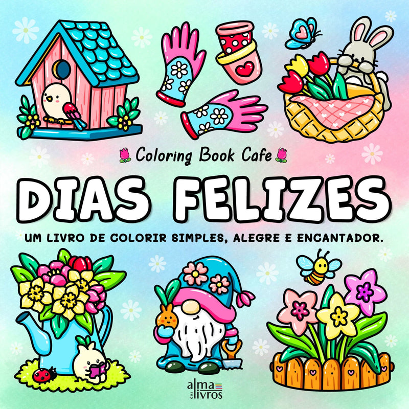 Dias Felizes de Coloring Book Cafe