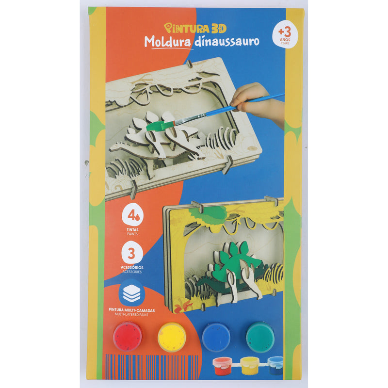 Valsa Moldura 3D Para Montar E Pintar