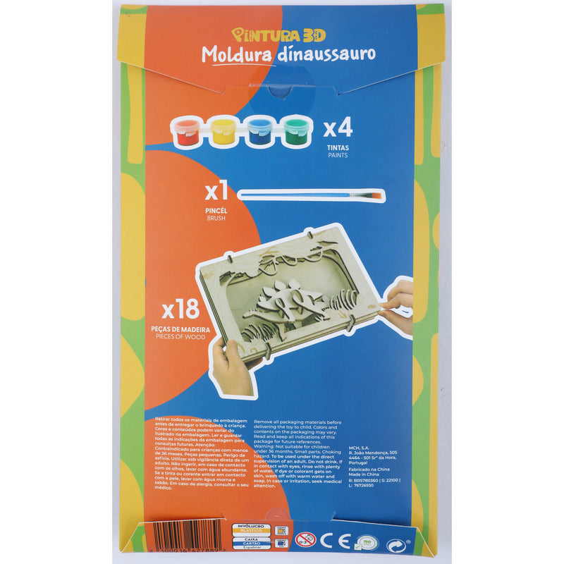 Valsa Moldura 3D Para Montar E Pintar