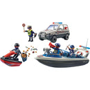 Perseguição Policial Na Água Playmobil