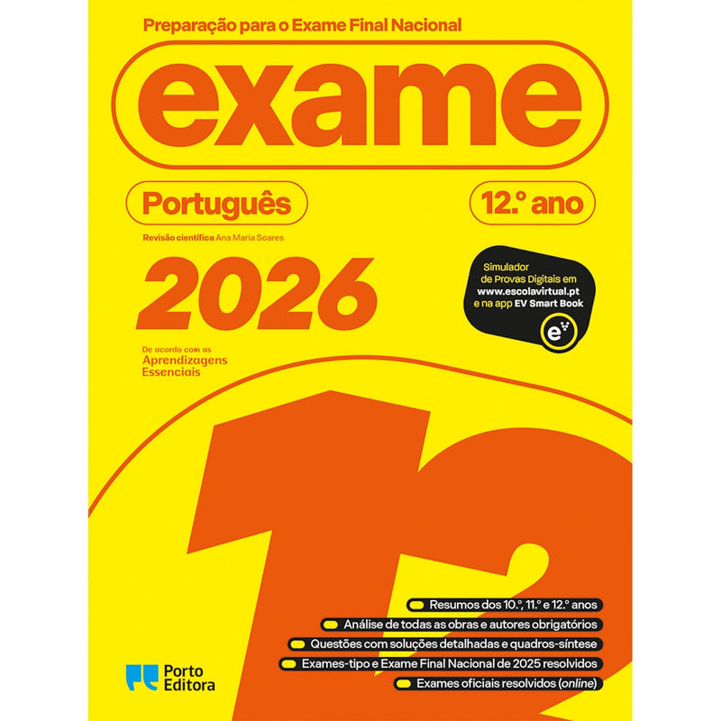 Preparação para o Exame Final Nacional 2026 - Português - 12.º Ano