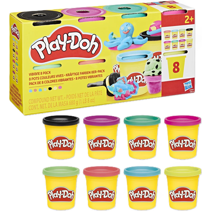 Sortido De 8 Potes Play-Doh