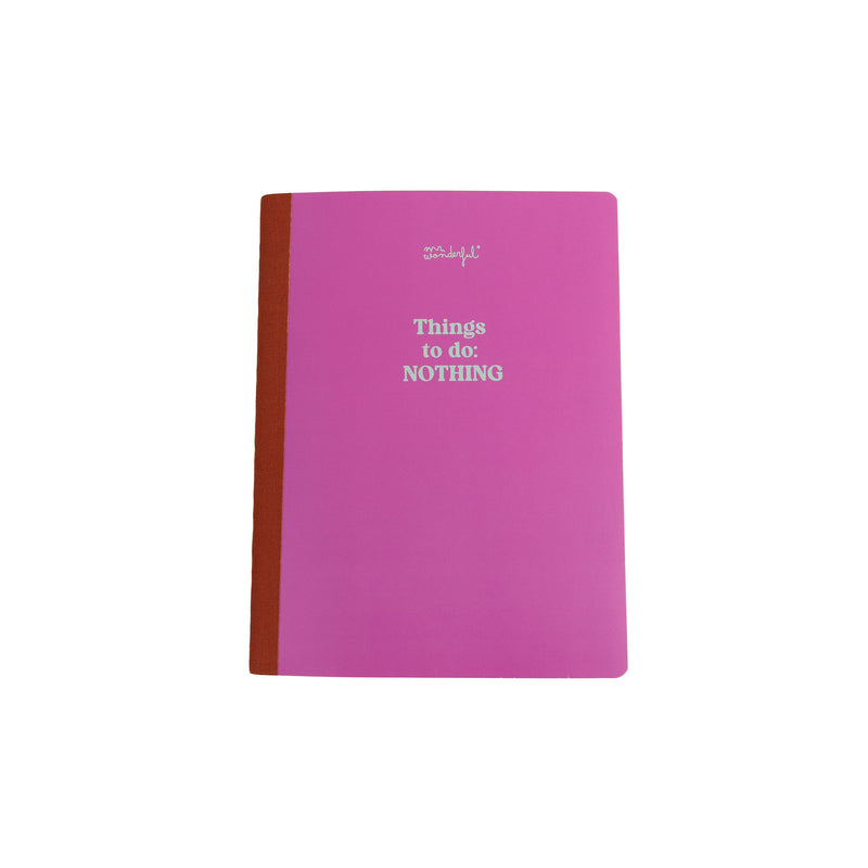 Caderno A5 - Things To Do: Nothing
