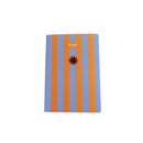 Caderno A5 Riscas - Azul E Laranja