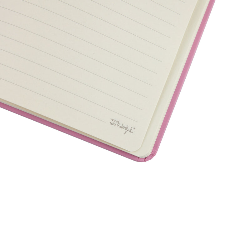 Caderno A5 Com Fita Rosa
