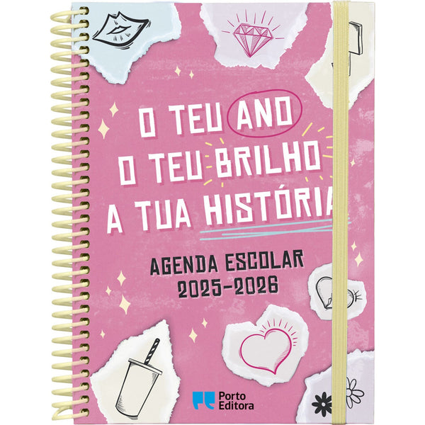 Agenda Escolar 2025-2026 - "O Teu Ano, o Teu Brilho, A Tua História"