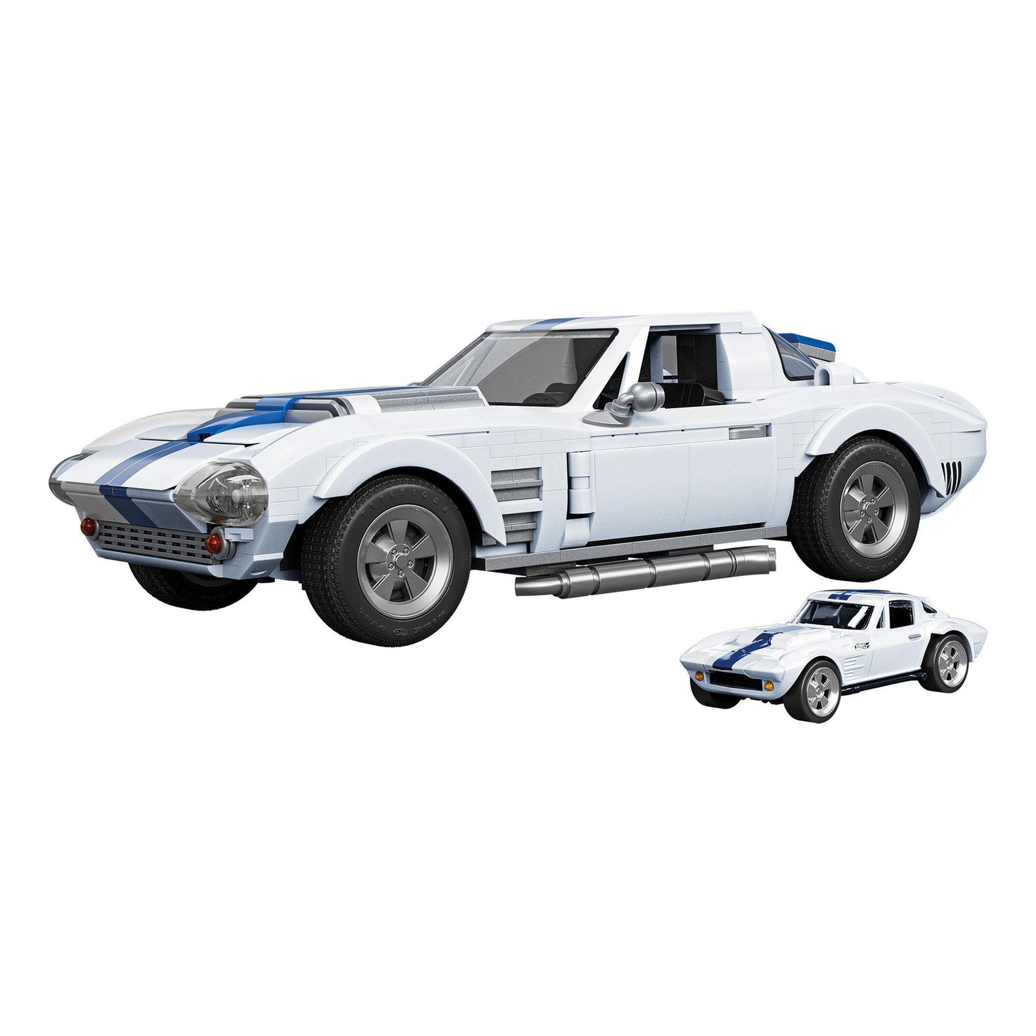 Hot Wheels - Kit de Construção Corvette Grand Sport 918 Peças