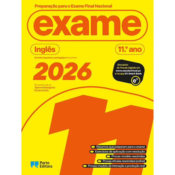 Preparação para o Exame Final Nacional 2026 - Inglês - 11.º Ano