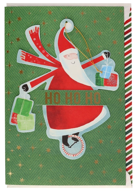 Postal Pai Natal Ho Ho Ho