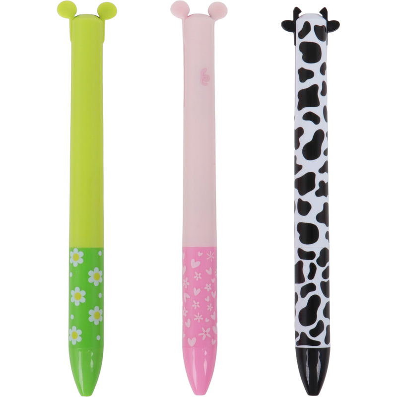 Esferográfica 2 Cores 3Unidades