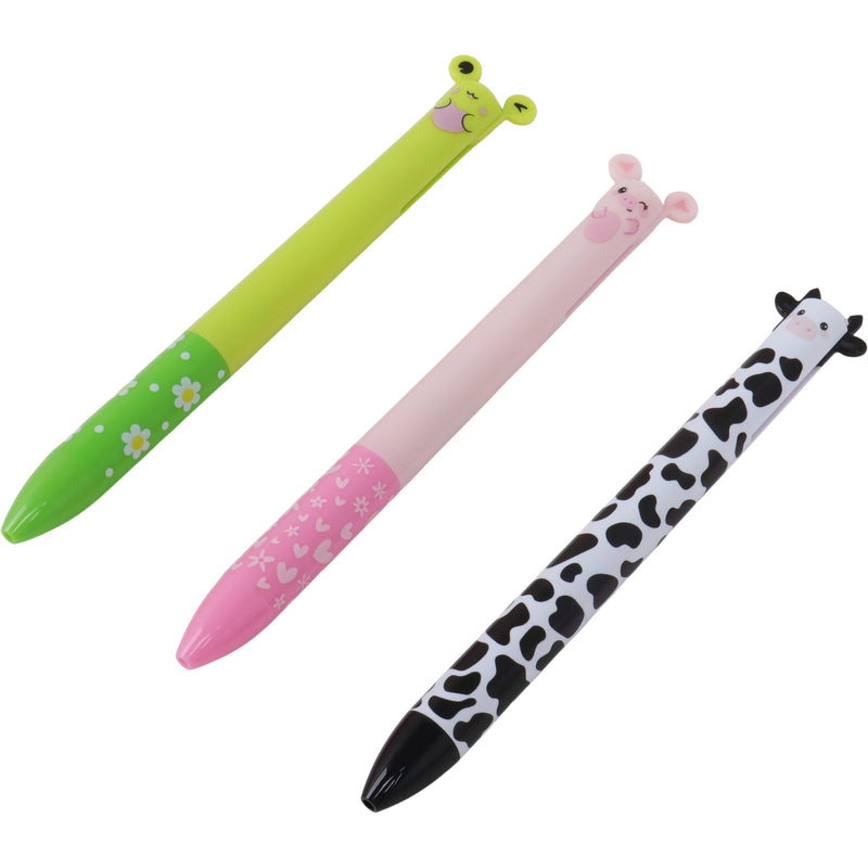 Esferográfica 2 Cores 3Unidades