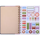Caderno Esp Formato A5 C/Elast 60F P Mixed Canvas