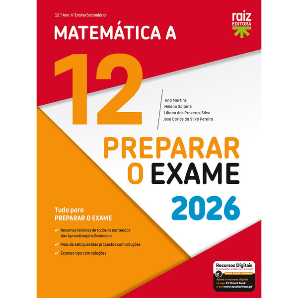 Preparar o Exame 2026 - Matemática A - 12.º Ano