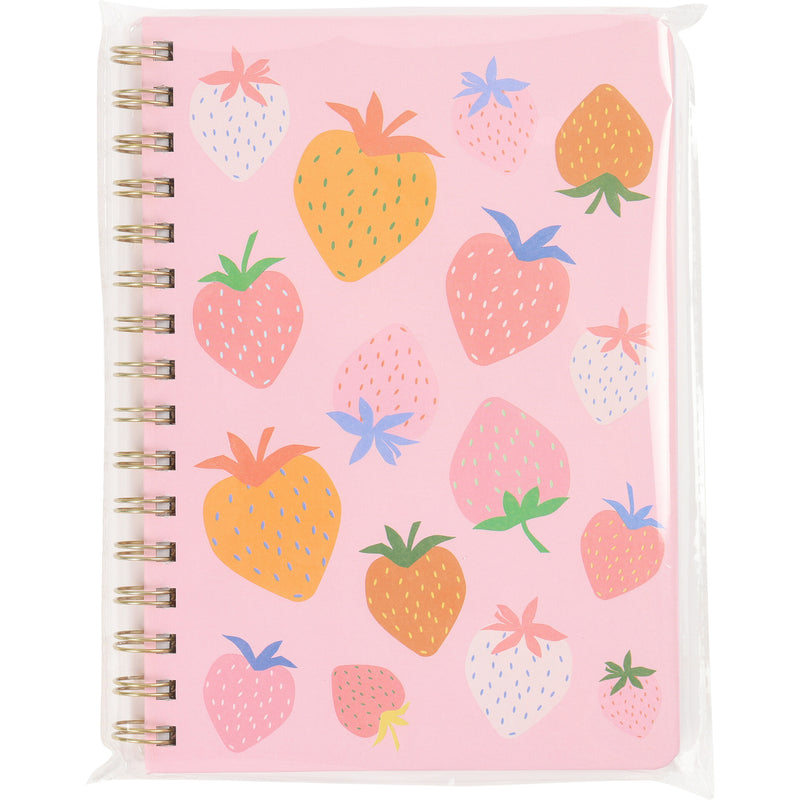 Caderno Formato A5 Espiral Morango - Sweet Dream