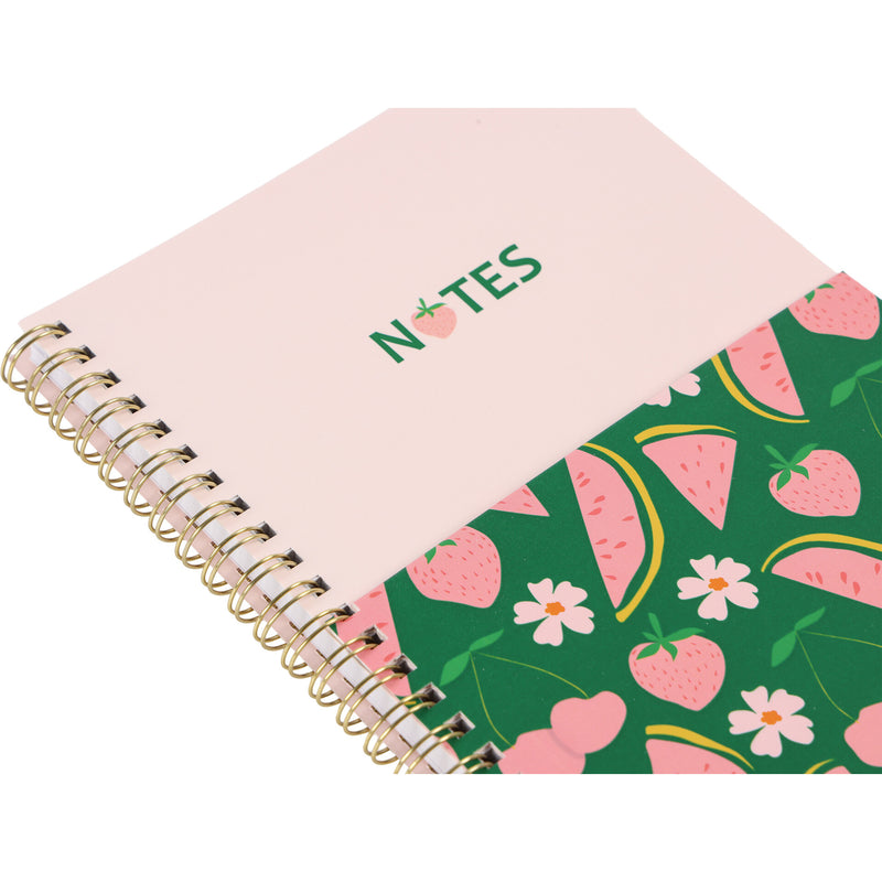 Caderno Formato A5 Espiral Frutas - Sweet Dream
