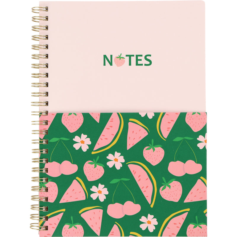 Caderno Formato A5 Espiral Frutas - Sweet Dream