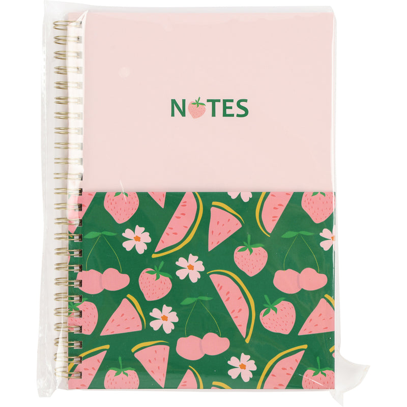 Caderno Formato A5 Espiral Frutas - Sweet Dream