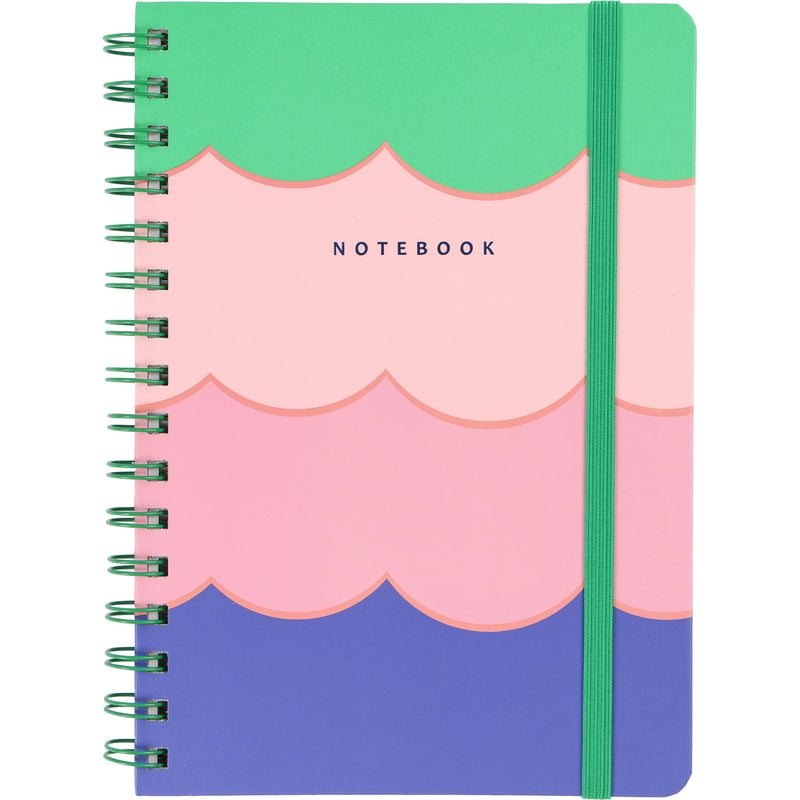 Caderno Formato A5 Espiral Ondas - Sweet Dream