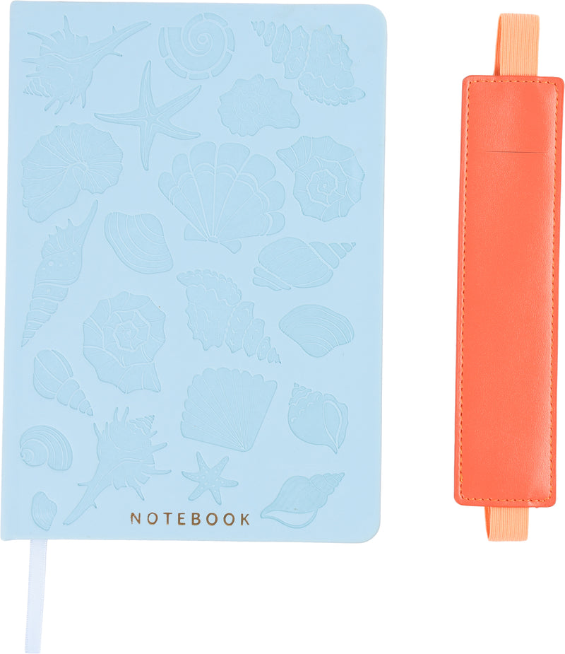 Caderno Formato A5 Com Estojo - Seashell