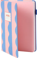 Caderno Formato A5 Com Ondas - Seashell