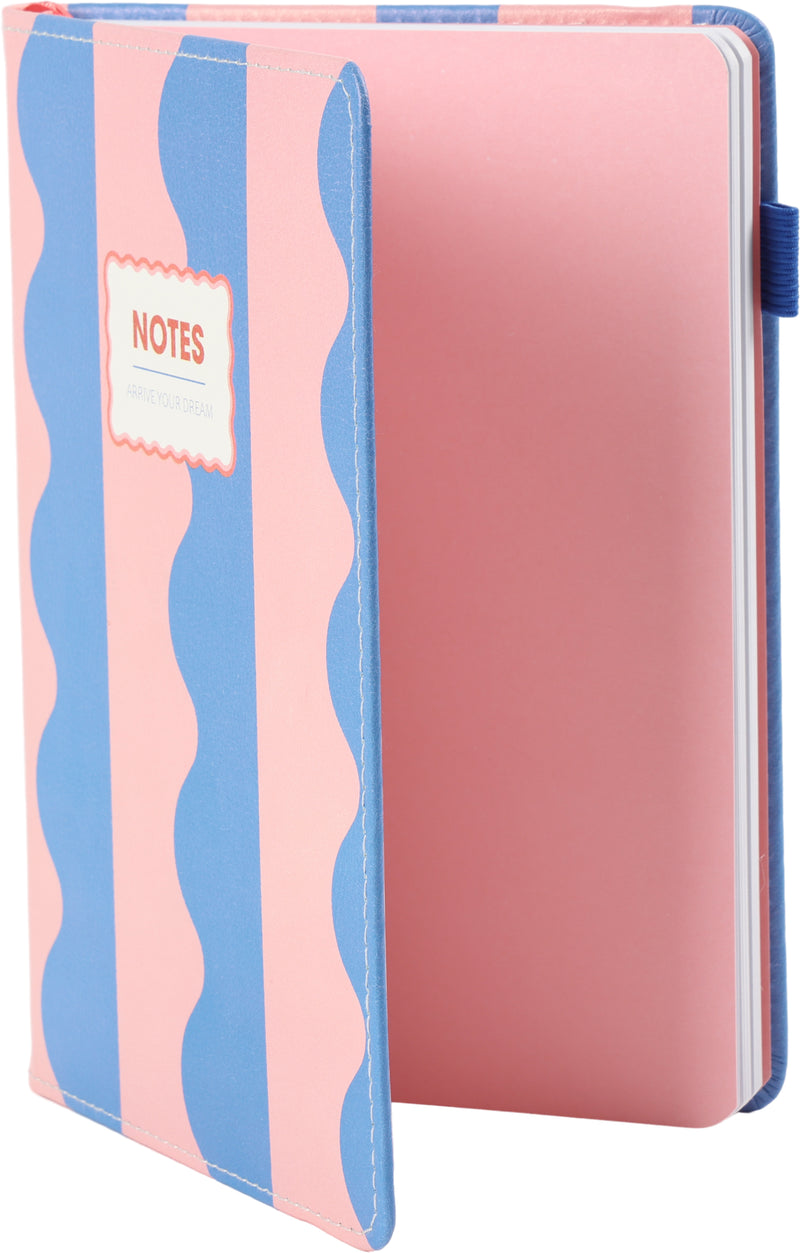 Caderno Formato A5 Com Ondas - Seashell