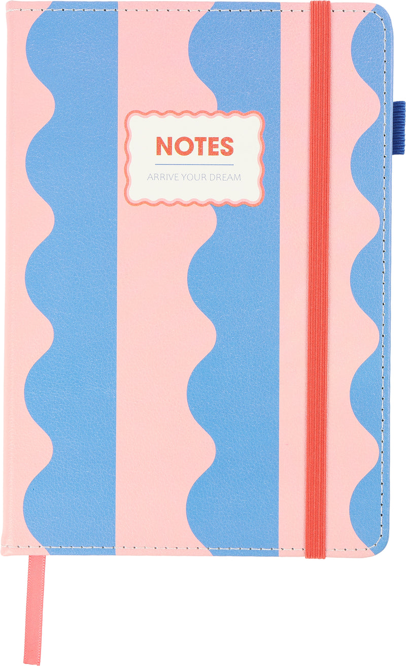 Caderno Formato A5 Com Ondas - Seashell
