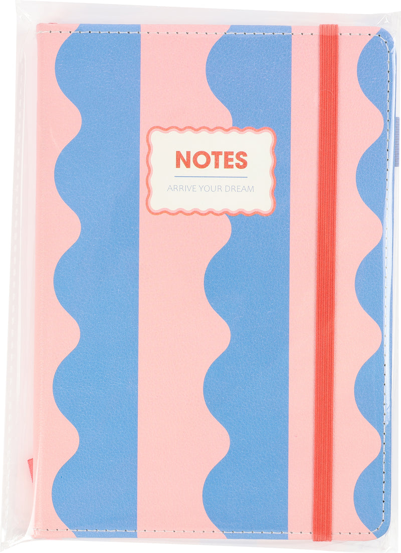 Caderno Formato A5 Com Ondas - Seashell