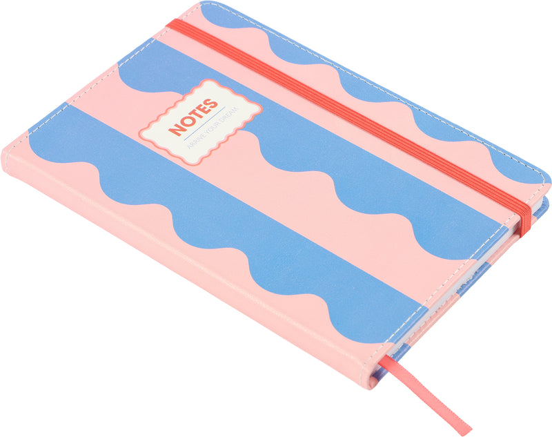 Caderno Formato A5 Com Ondas - Seashell