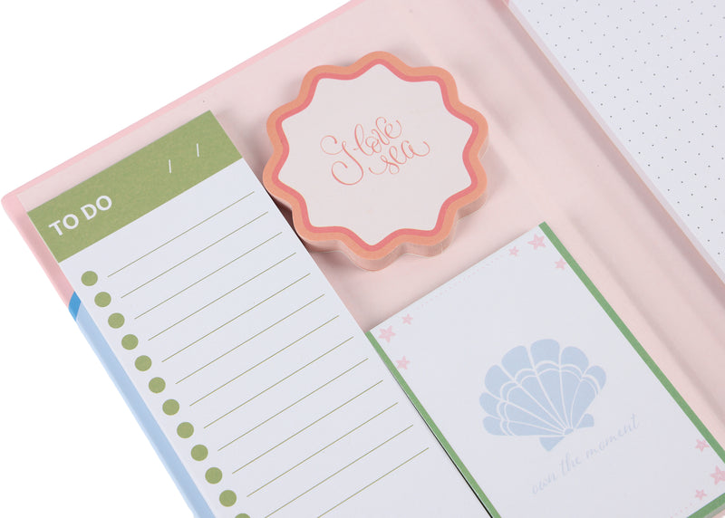 Conjunto Notas Aderentes - Seashell