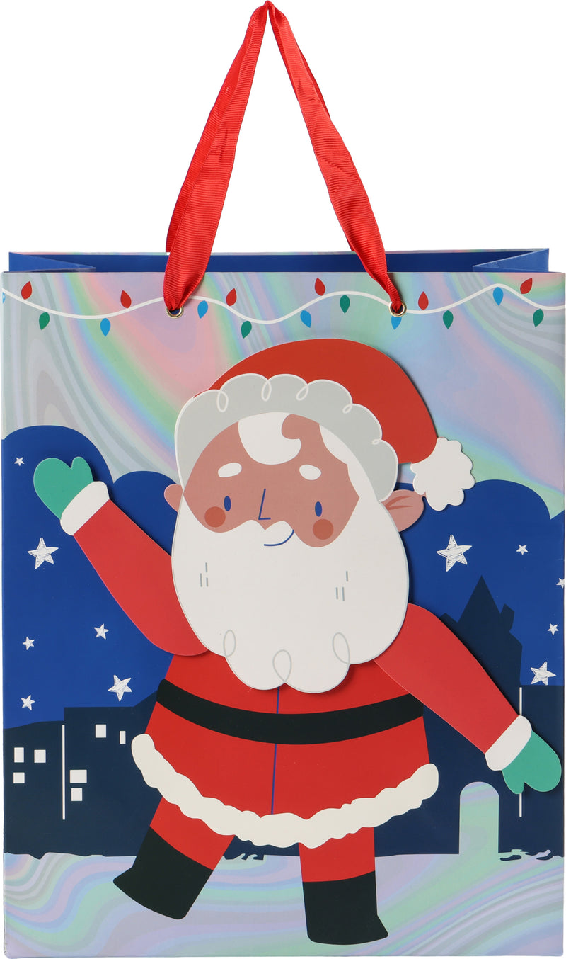 Saco Embrulho 25X30 - Pai Natal