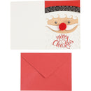 Postal Com Pompom - Pai Natal